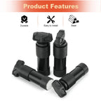4X Plunger Anchor Mounting Kit for Polaris Ranger General (2016–2023)