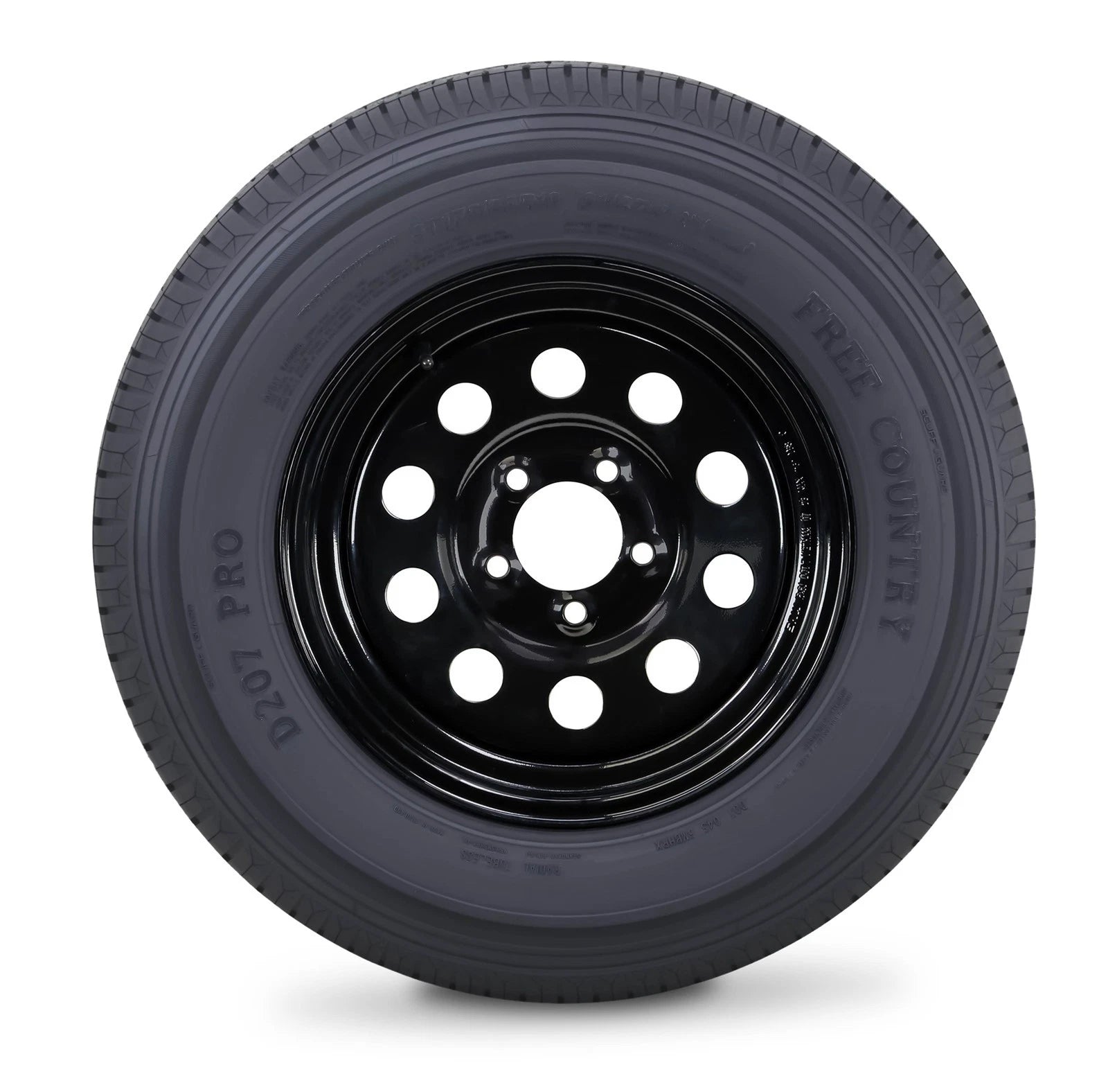 Free Country Trailer Tire Rim ST175/80R13 6-Ply C 91N 5 Lug for Trailer (N/A)