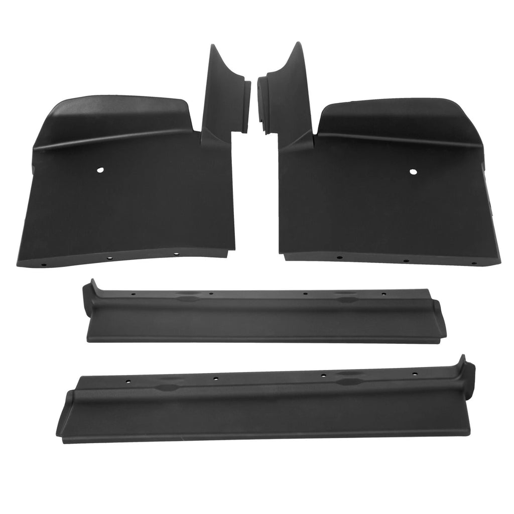 Set of 4 Front Bumper Fillers for Cadillac Eldorado (1979–1985) Black