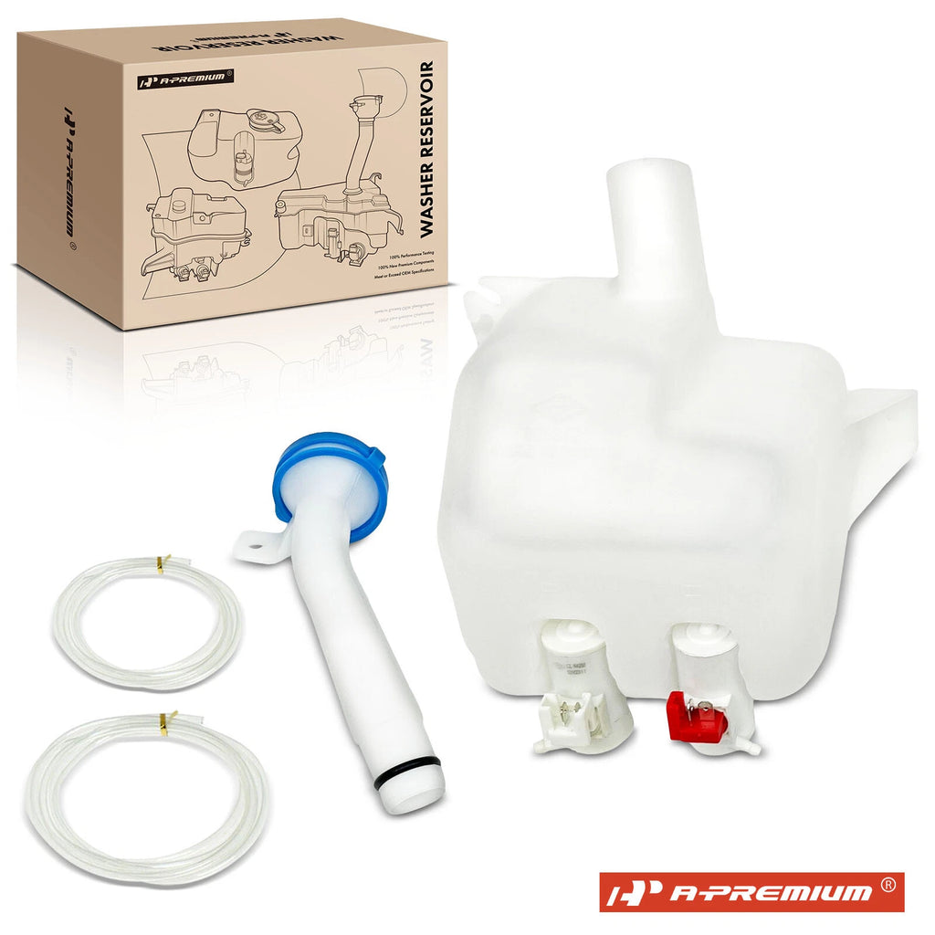Windshield Washer Reservoir with Pump and Cap for Honda Fit (2007–2008)
