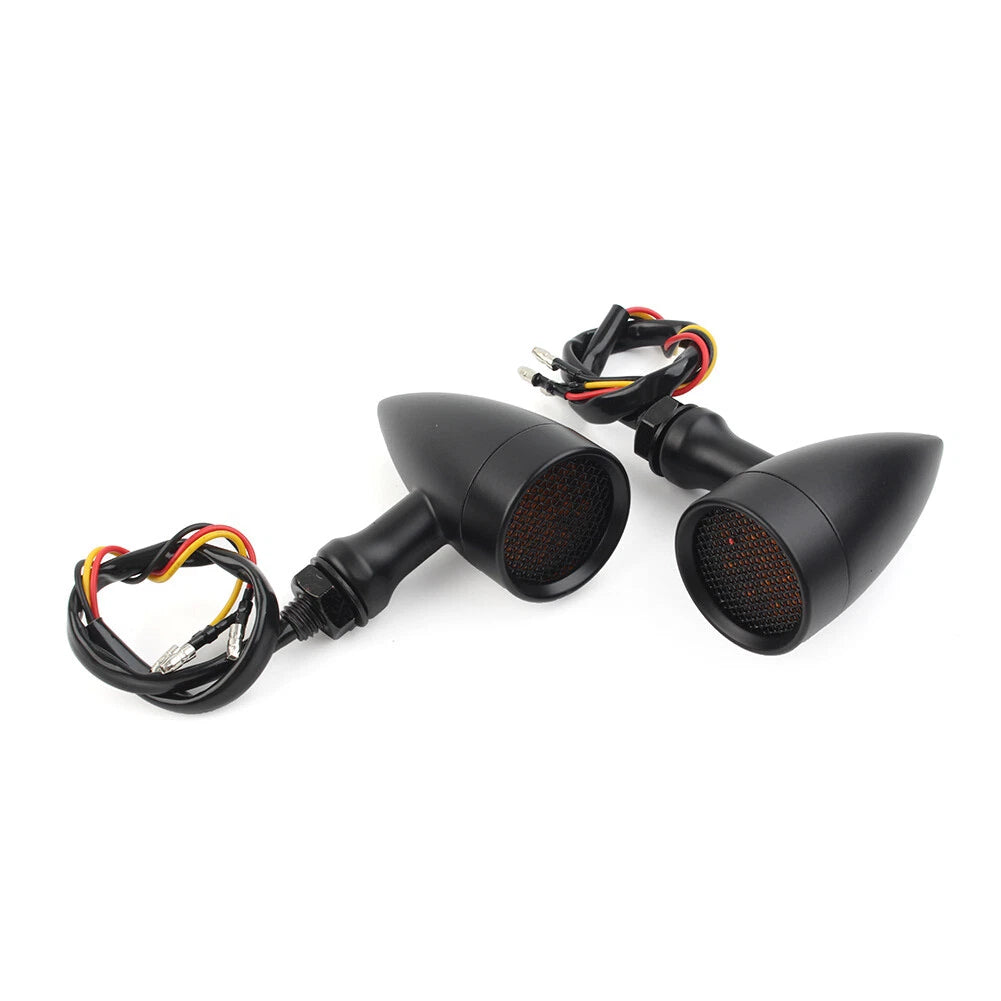 1 Pair Amber LED Turn Signal Blinker for Harley Honda