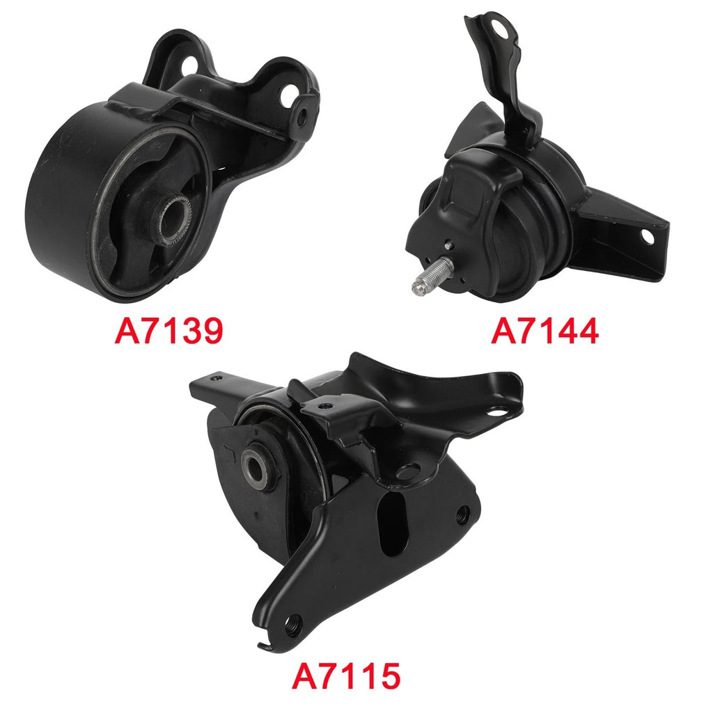 Engine Motor Mount & Transmission Mount Kit for Kia Spectra (2004–2009)