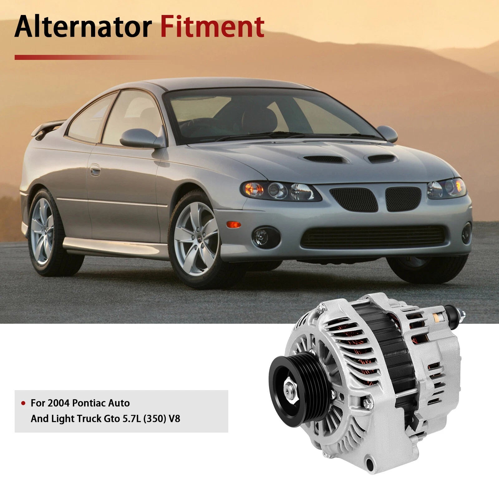 Alternator for Pontiac GTO (2004)