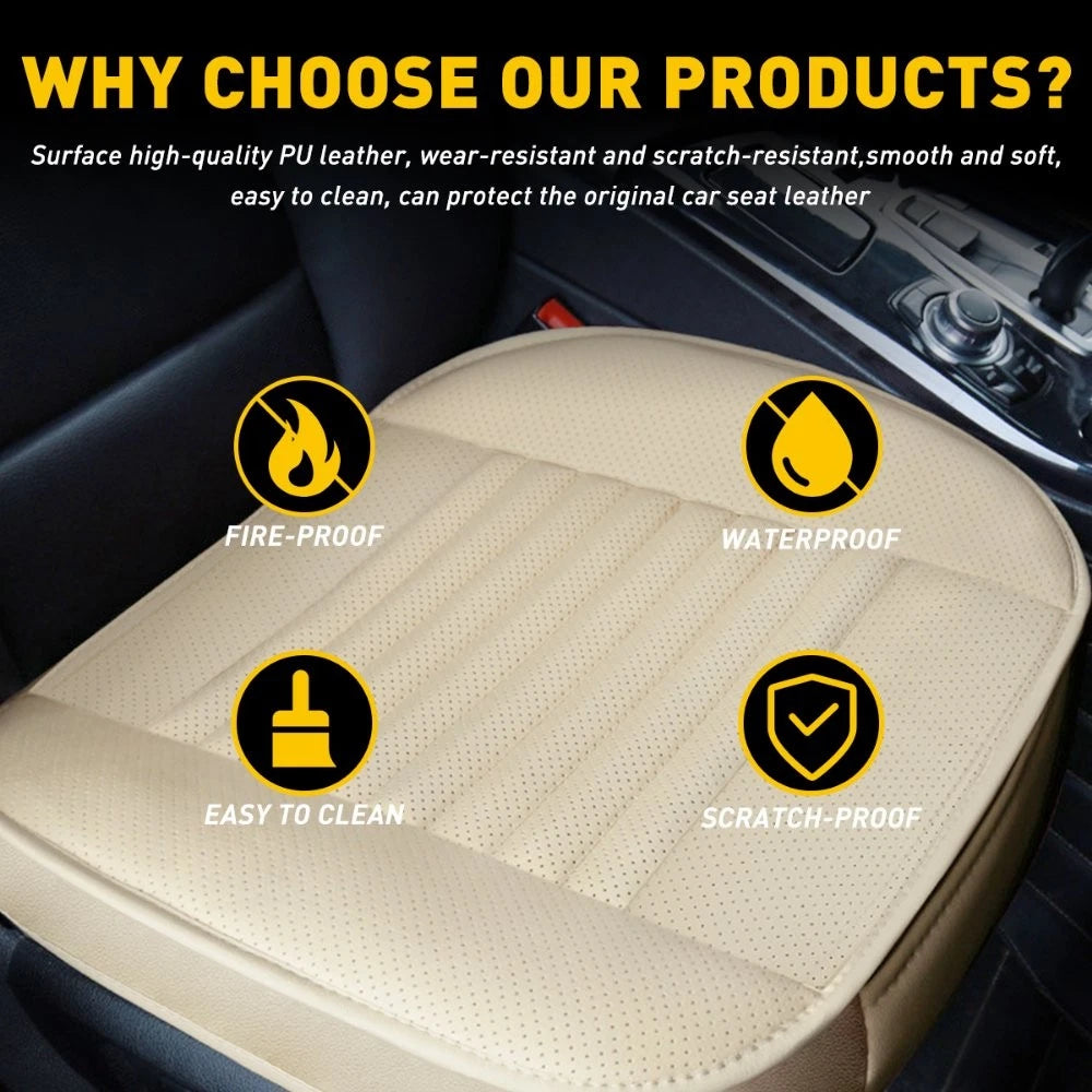 Leather Front Car Seat Covers for Universal Fit (4 Season)