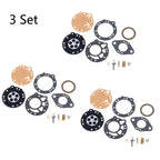 Set of 3 Carburetor Gasket Kit for Tillotson RK-88HL (2-Cycle)