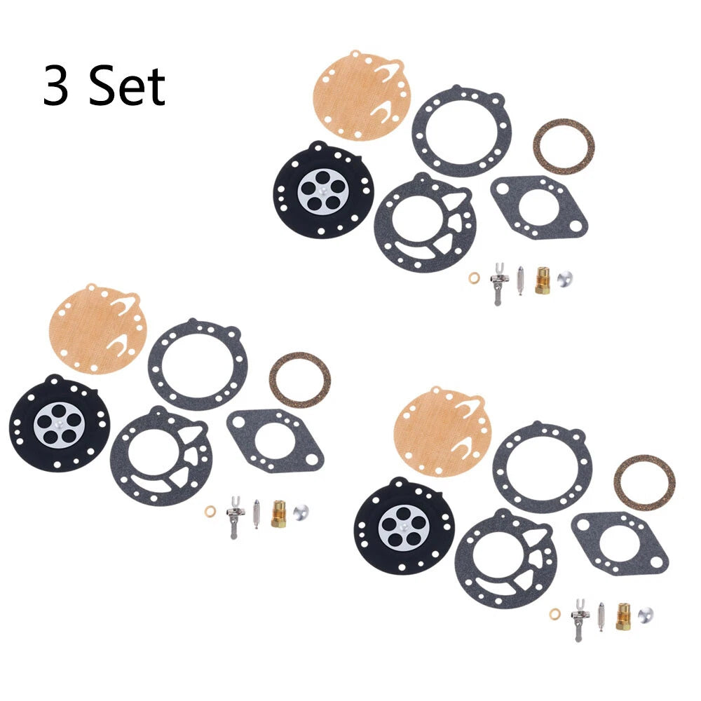 Set of 3 Carburetor Gasket Kit for Tillotson RK-88HL (2-Cycle)