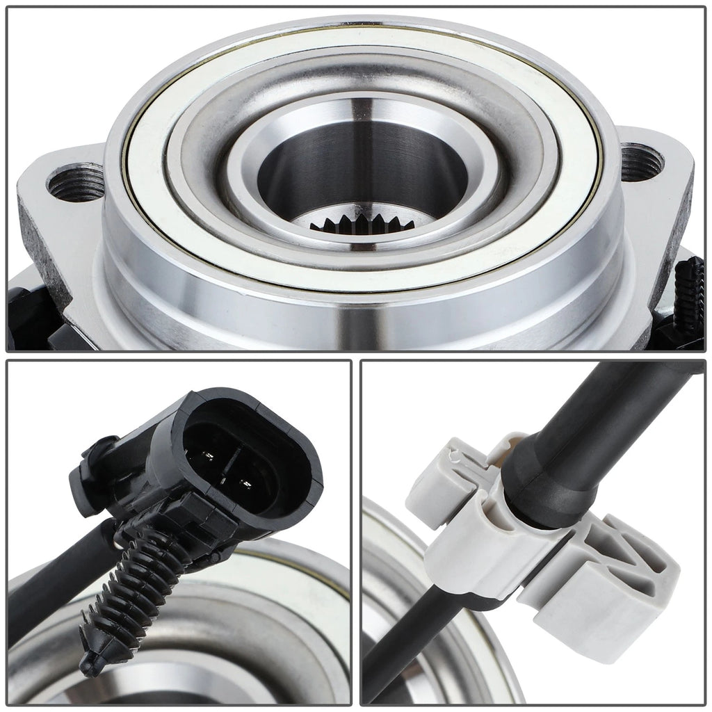 Set of 2 Wheel Bearing & Hub for GMC Express/Suburban/Savana/Yukon (2000–2014)