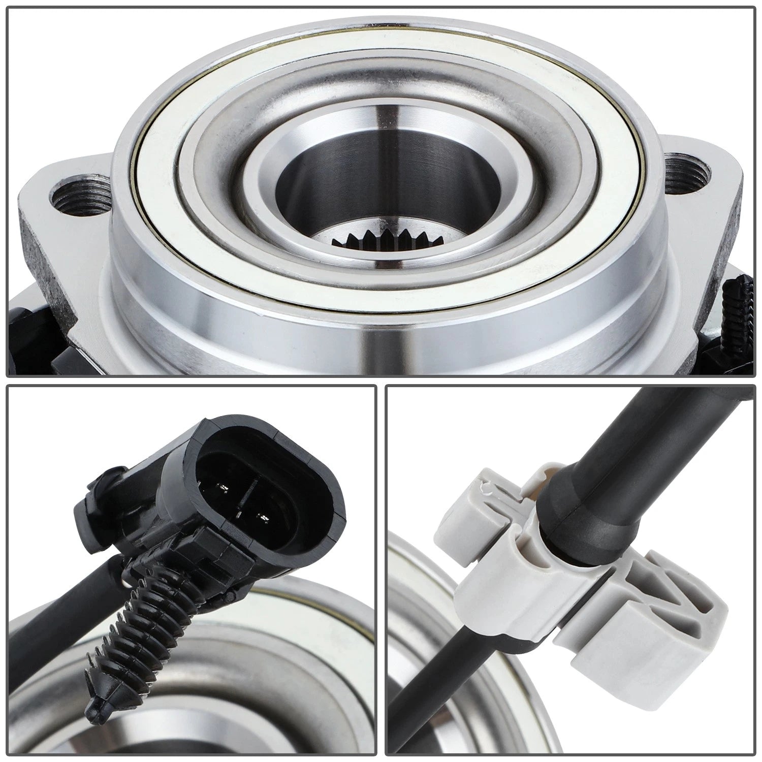 Set of 2 Wheel Bearing & Hub for GMC Express/Suburban/Savana/Yukon (2000–2014)