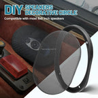 1 Pair Steel Mesh Speaker Grill Covers for Car Audio (Universal Fit)