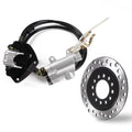 Rear Hydraulic Brake Caliper Assembly and Disc Rotor Kit for ATV 50-125cc