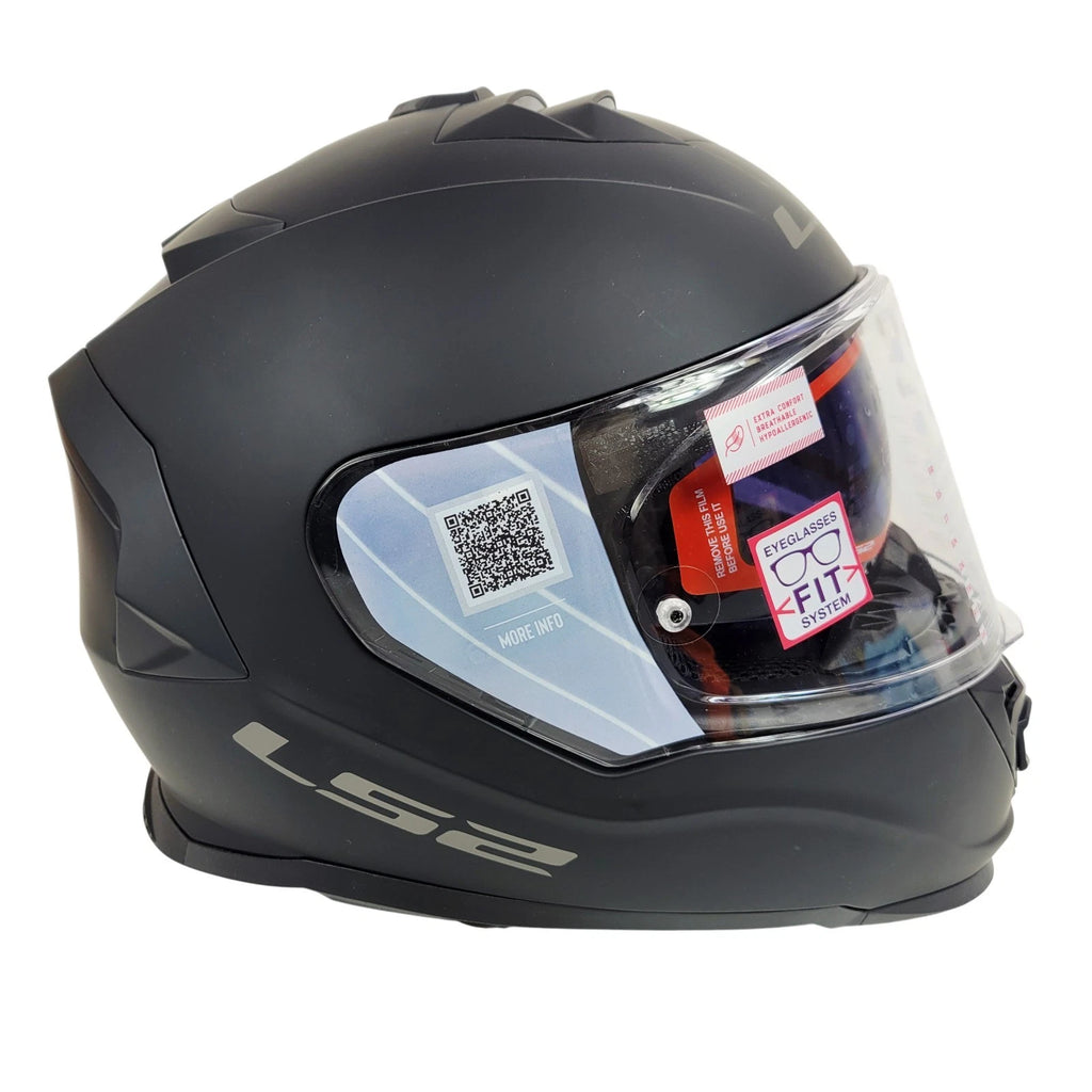 Assault Full Face Sun Shield Helmet for LS2 (Matte Black)