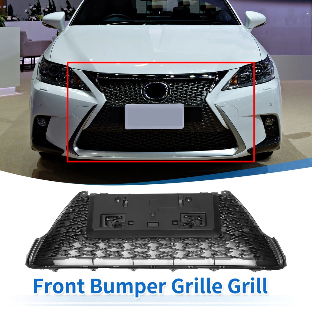 Front Lower Hood Bumper Grille for Lexus CT200h (2017) No.5310276100 Black