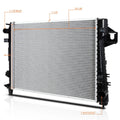 Aluminum Core Radiator for Dodge Ram 1500 3.7/4.7/5.7 (2002–2004) DPI-2479