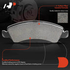 Front Disc Brake Rotors & Ceramic Pads for Chevy Silverado 1500 (2005-2018)