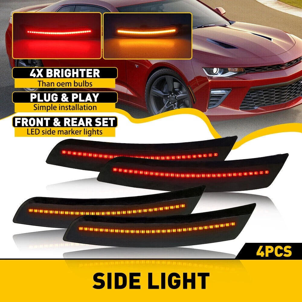 LED Side Marker Lights Kit for Chevrolet Camaro (2016–2023)