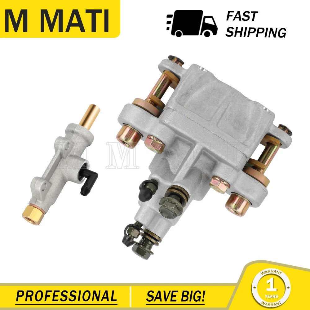 Rear Brake Master Cylinder & Caliper w/Pads for Polaris Sportsman 800 (2005–2006)