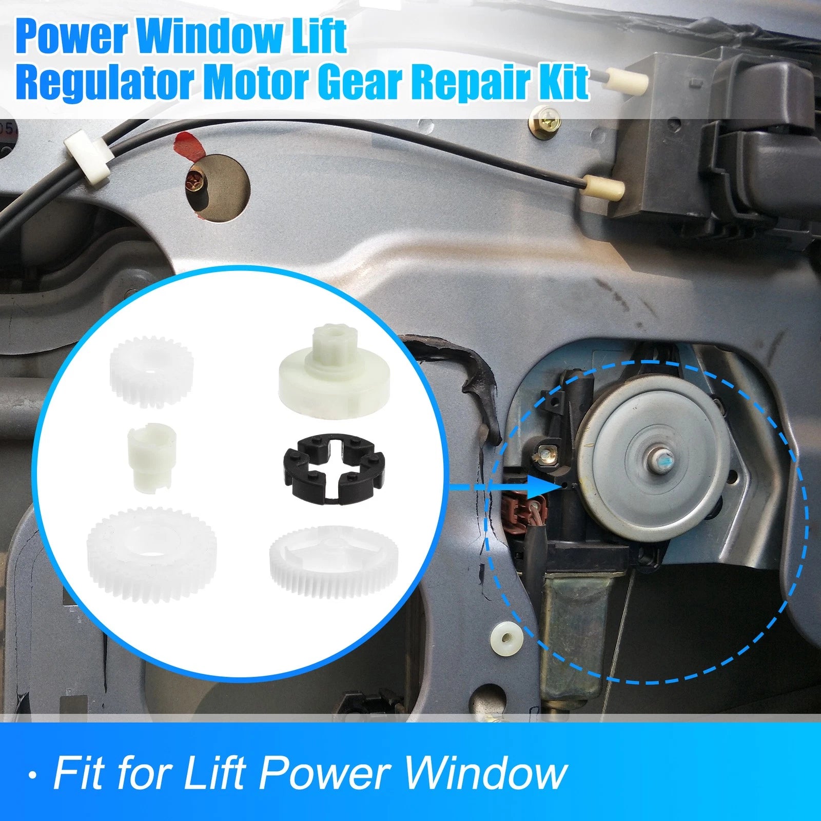 6X Power Window Lift Motor Gear Repair Kit for Mazda 3 5 6 CX-7 CX-9 RX-8