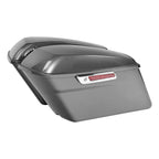 Hard Saddlebags for Harley Touring Street Glide (2014–2024) Industrial Gray