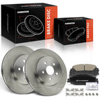 Front Disc Brake Rotors and Ceramic Pads for Toyota Corolla (2019–2022)