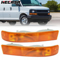 Pair Corner Light Turn Signal Lamp for Chevy Express/GMC (2003–2025)