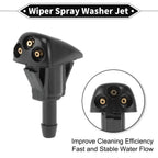 2X Front Windshield Wiper Washer Nozzle Spray Jet for Toyota 4Runner (2003–2009)