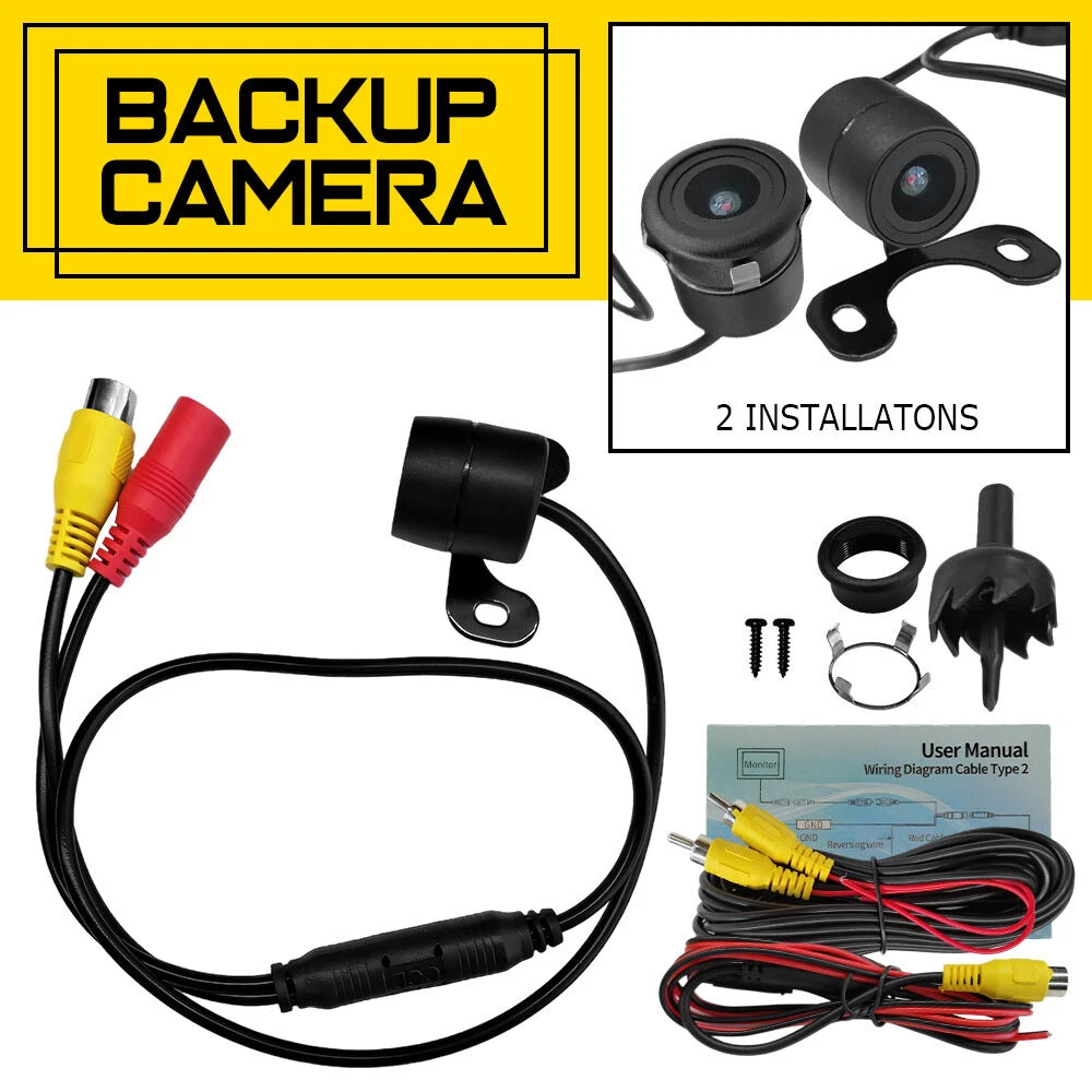 CMOS Rear View Reverse Backup Camera for Cars (Waterproof, Night Vision)