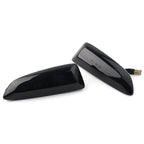 ABS Black Dynamic Amber LED Front Side Marker Lights for Opel Astra (2010-2019)