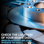 Disc Brake Rotor for Chevrolet City Express (2015–2018) Front Solid