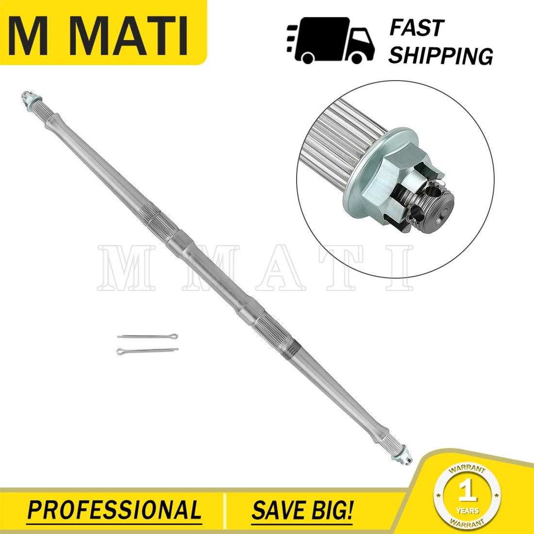 Rear Axle Shaft for Yamaha Raptor 700 YFM700 YFM R SE GYTR (2006–2025)