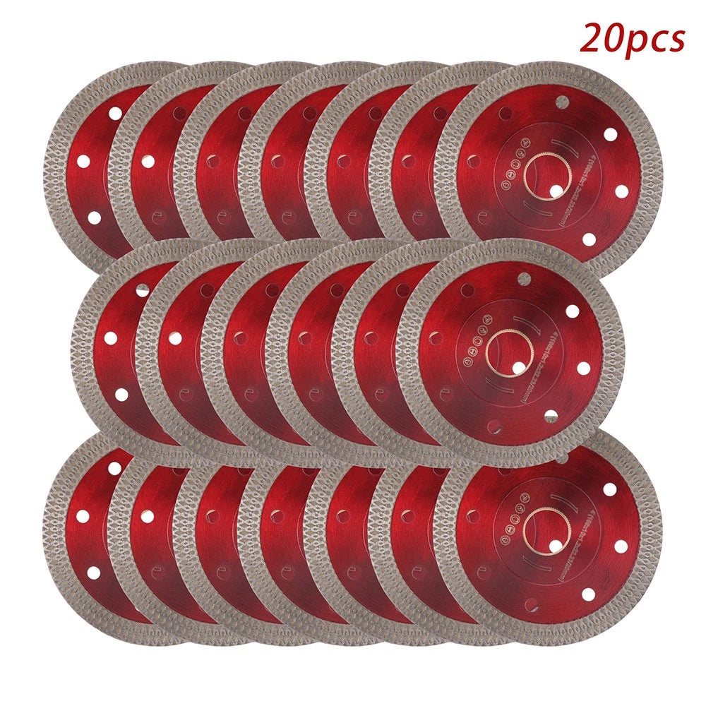 20 PCS 4 Inch Diamond Blades for Angle Grinder Circular Saw