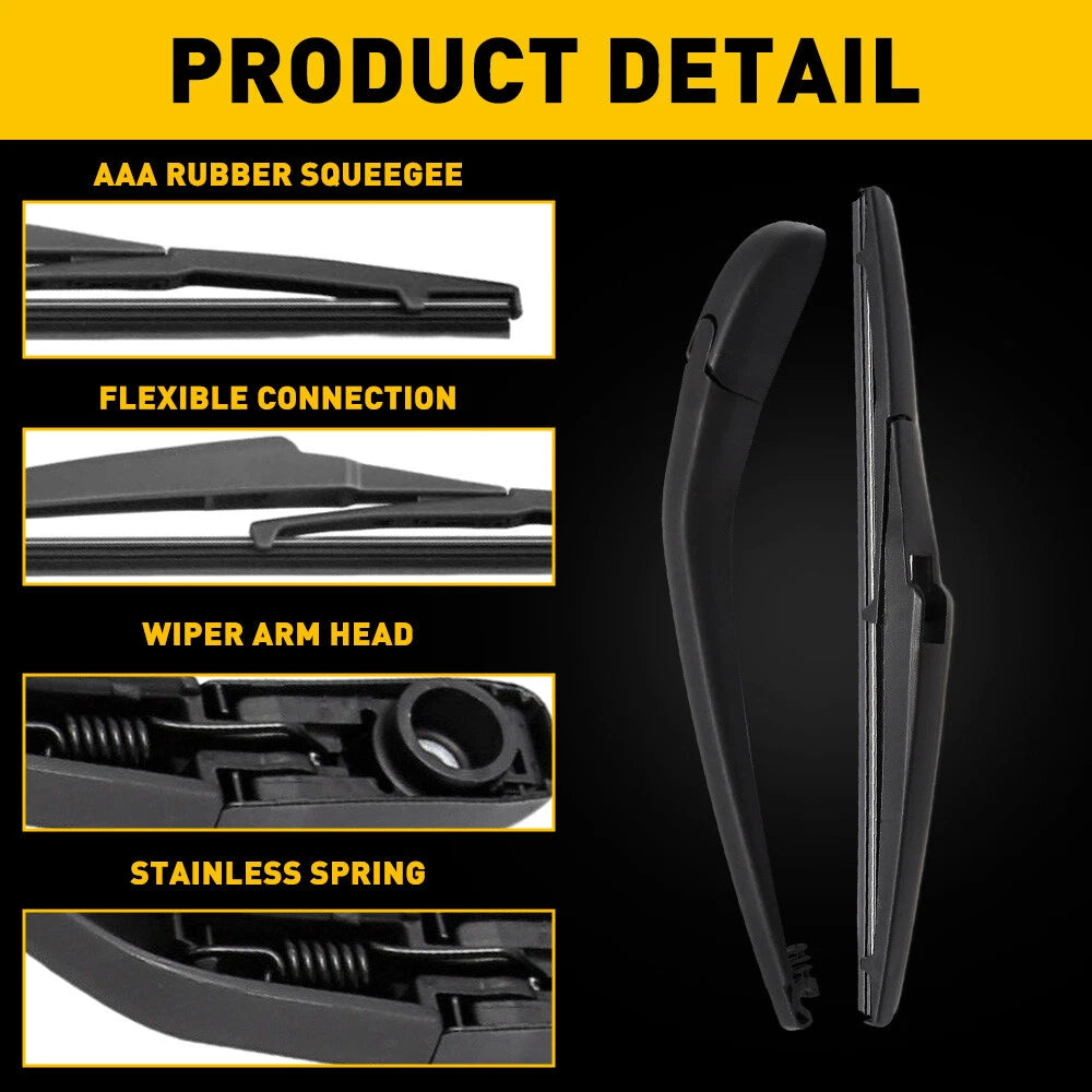 Rear Wiper Blade and Arm for Dodge Journey (2008–2017)