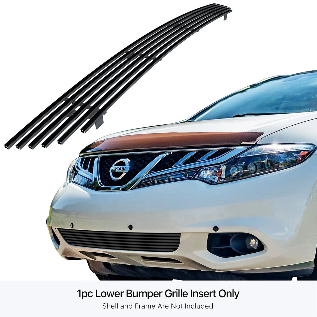 Stainless Black Billet Grille Insert for Nissan Murano (2011-2014)
