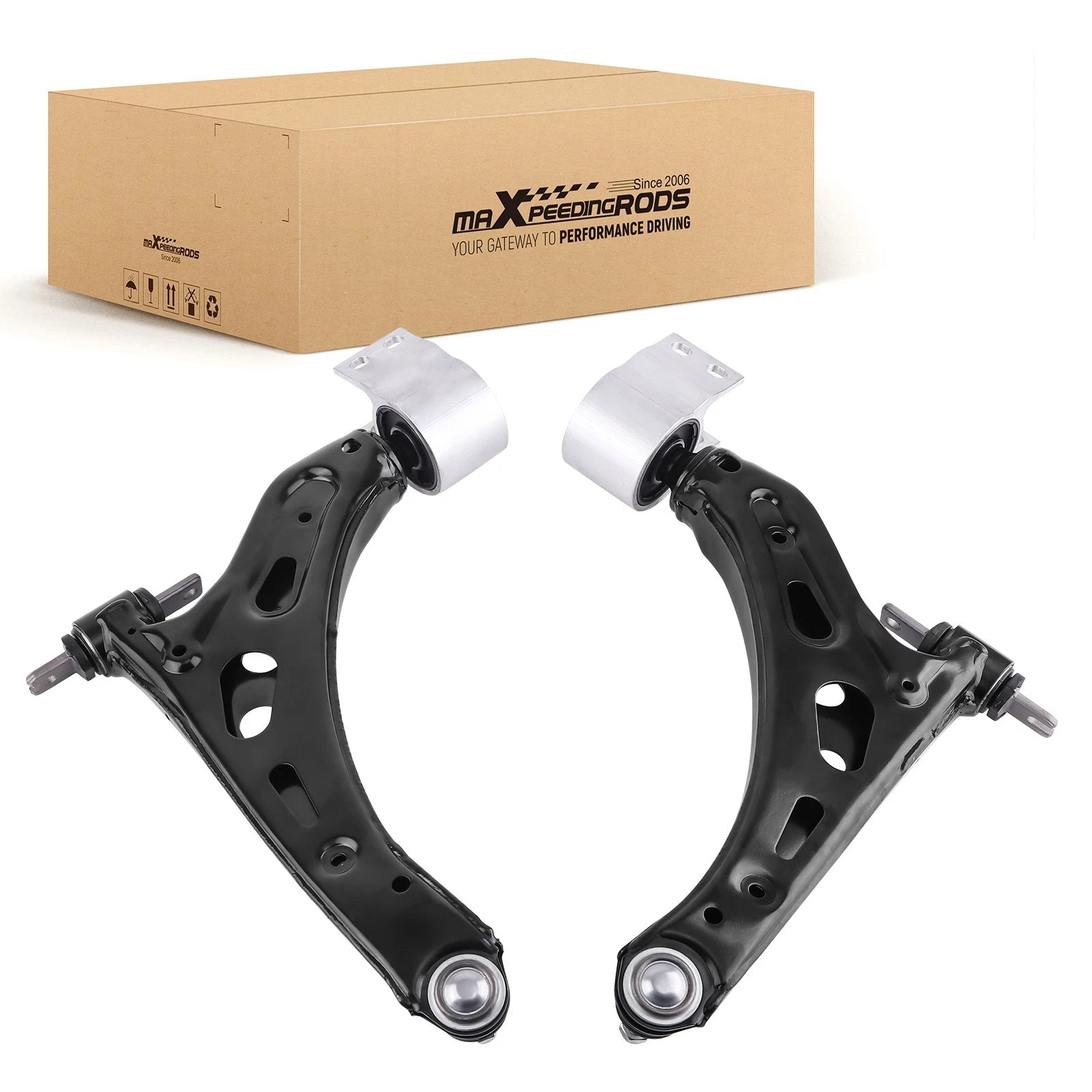 Pair Front Lower Control Arms with Ball Joint for GMC Acadia, Cadillac XT5 (2017–2023)
