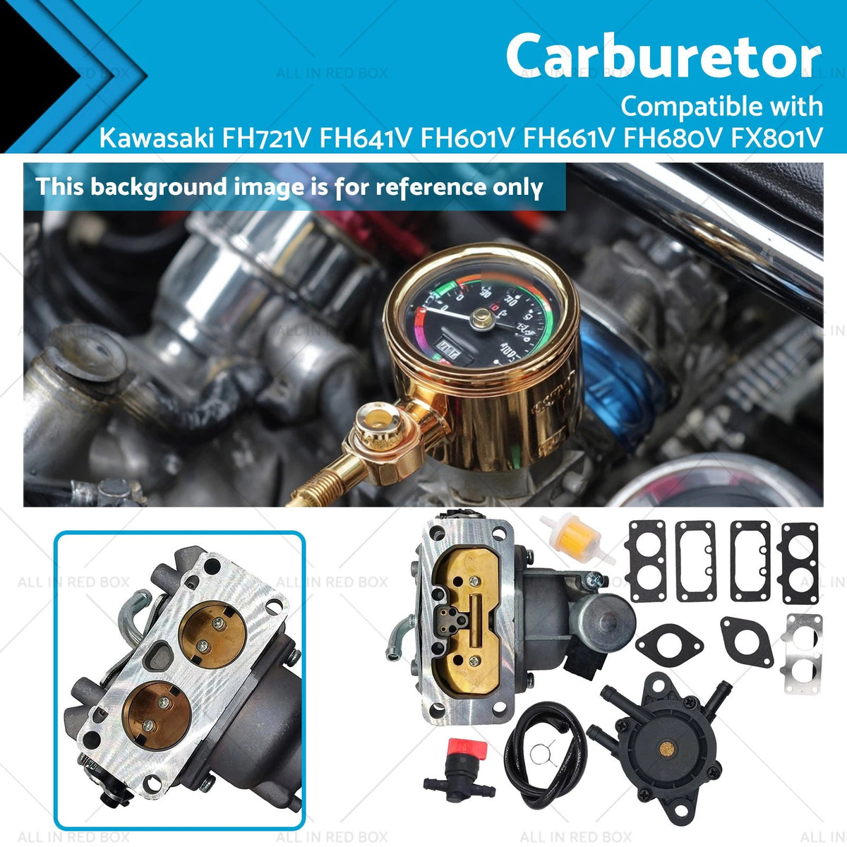 Carburetor Kit for Kawasaki FH721V FH641V FH601V (Fits )