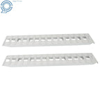 Set of 2 Aluminum Ramps for Car Trailer Truck (6000 lbs Capacity)