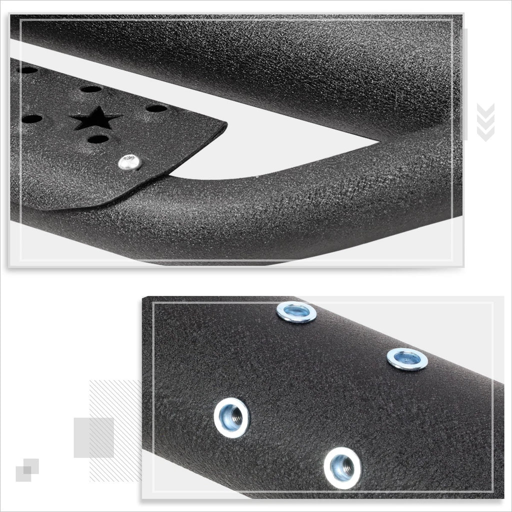 Set of 2 Round Step Bar Running Boards for Jeep Wrangler JL (2018–2024)