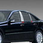 Luxury Chrome Pillar Post Trim 6pc Kit for Mercedes E Class (2003–2009)