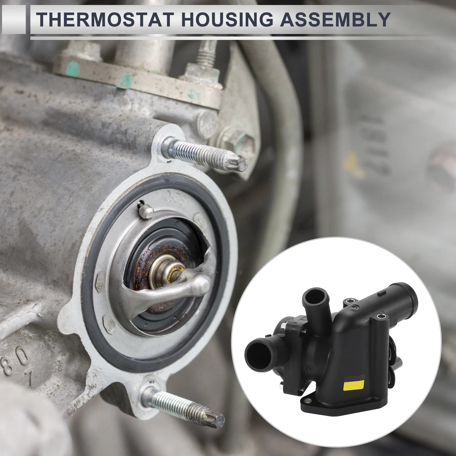 Engine Coolant Thermostat Housing Assembly for Volkswagen Touareg (2004–2007)