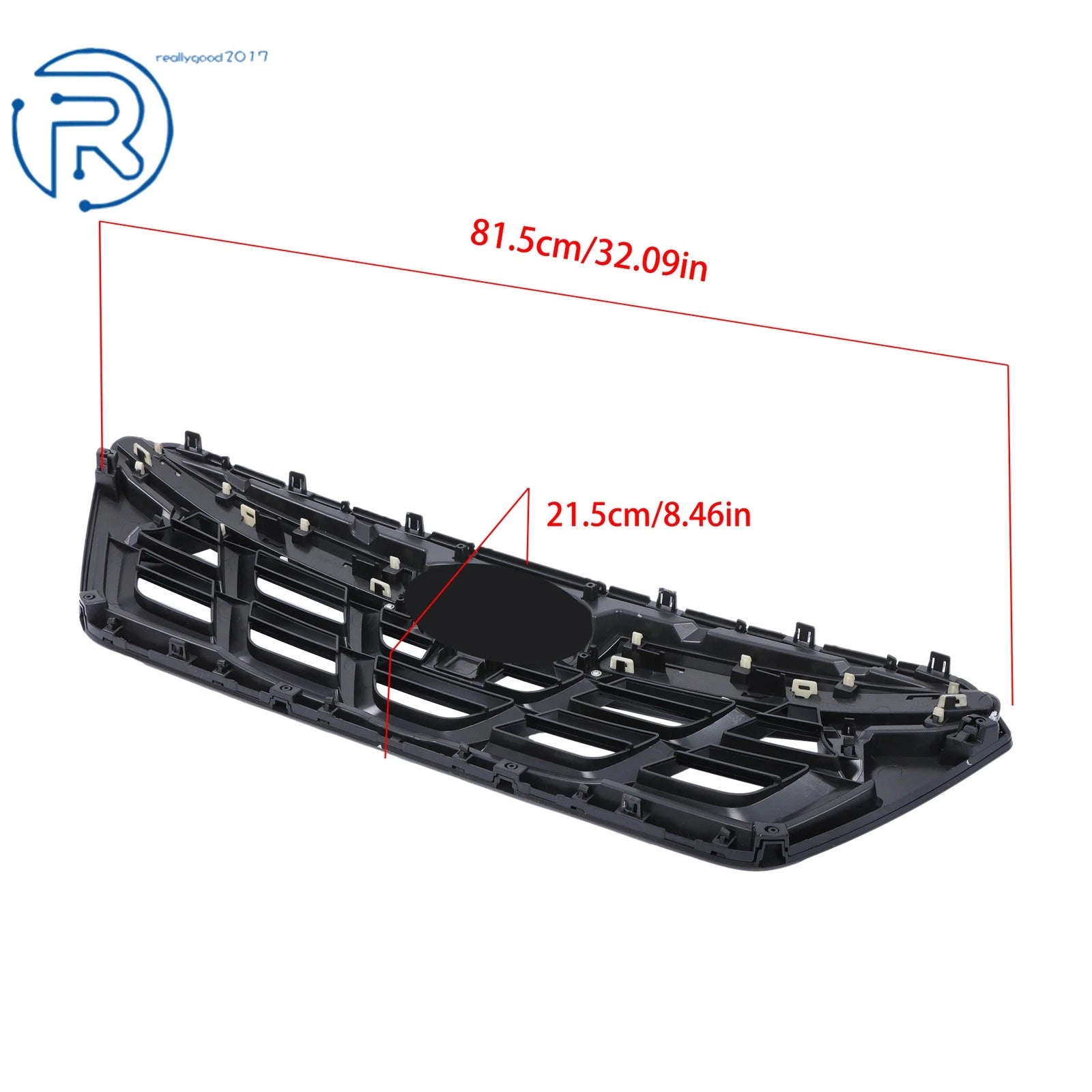 Gloss Black Front Bumper Upper Grille for Subaru Crosstrek (2021-2023)