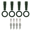 Set of 4 NGK Ruthenium HX Spark Plugs for Toyota Corolla CT200h Prius (2010–2019)