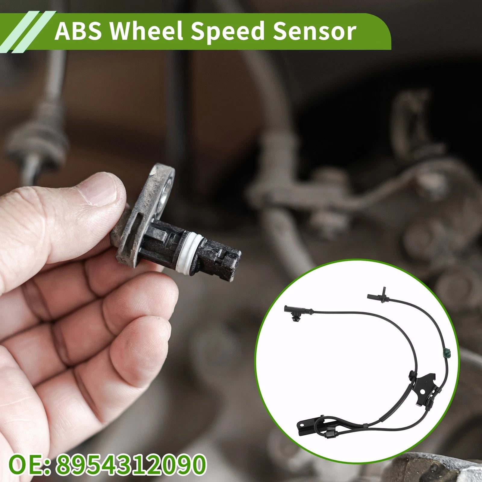 ABS Wheel Speed Sensor No. 8954312090 for Toyota Auris (2007–2012)