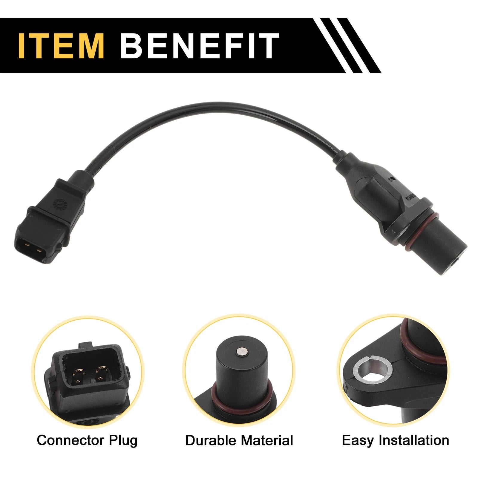 1 Pc Crankshaft Position Sensor No.714951 for Hyundai Accent (2003–2004)