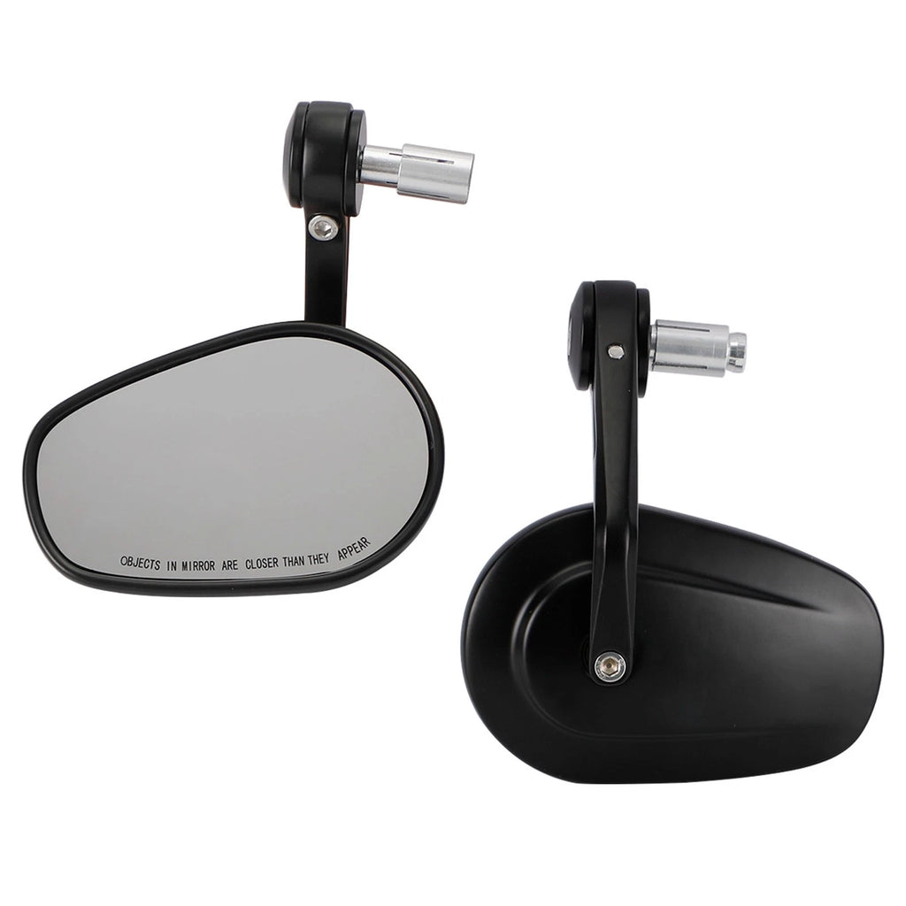 Pair 7/8" CNC Aluminium Bar End Mirrors for Triumph Street Triple (2006–2023)