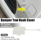 Tow Eye Hook Cover Cap for Mercedes-Benz C 350 (2015–2019) - White