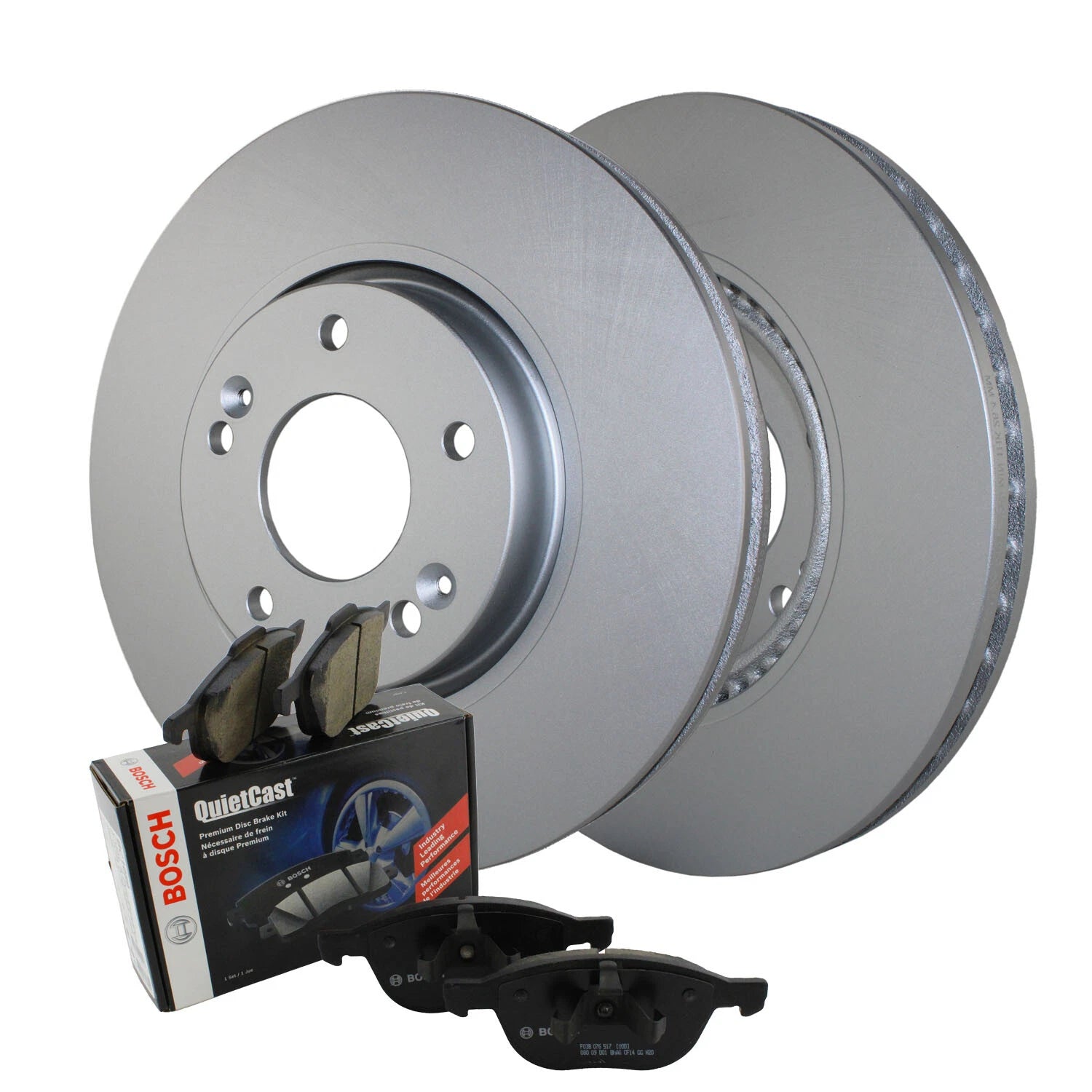 Front Brake Kit 300mm Disc Rotors & Semi-Metallic Pads for Kia Forte Koup (2010–2013)