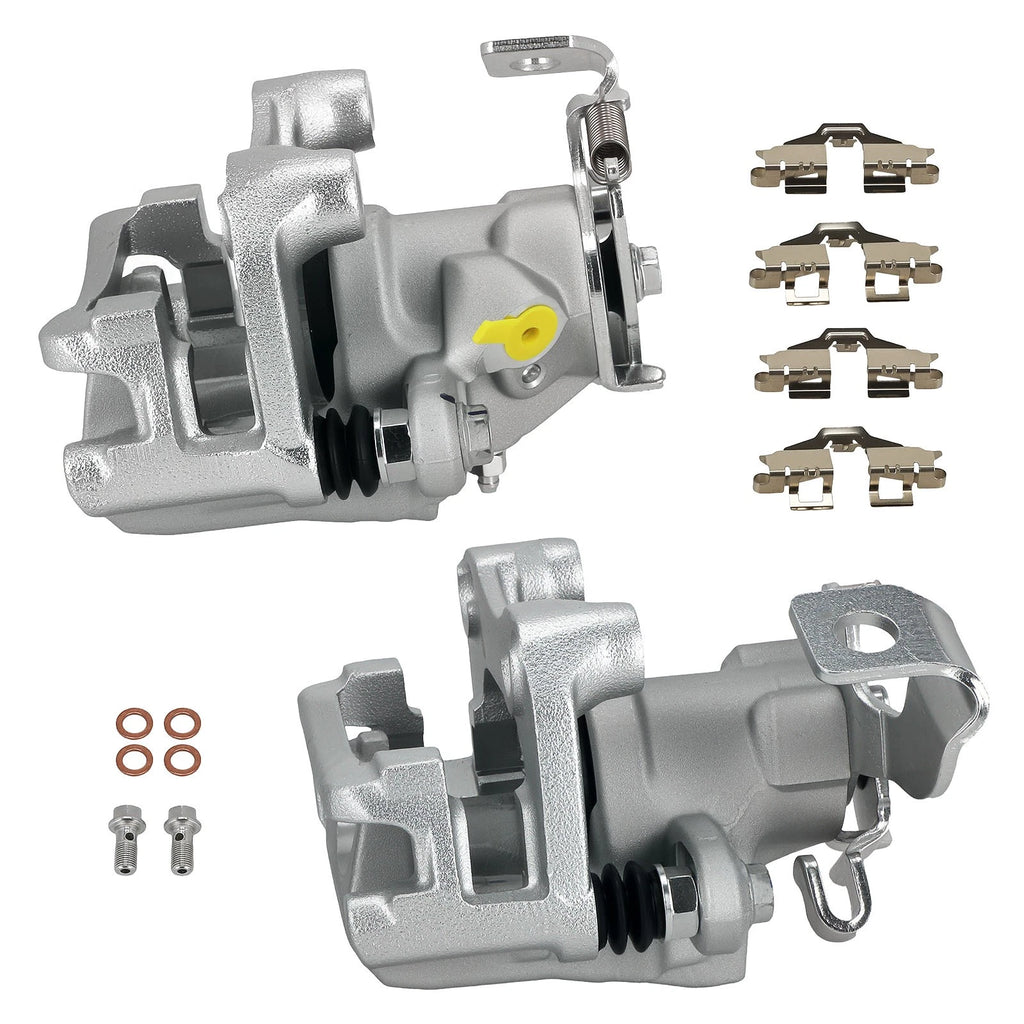 Rear Left+Right Disc Brake Calipers w/ Bracket Pair for Scion xB (2008–2015)