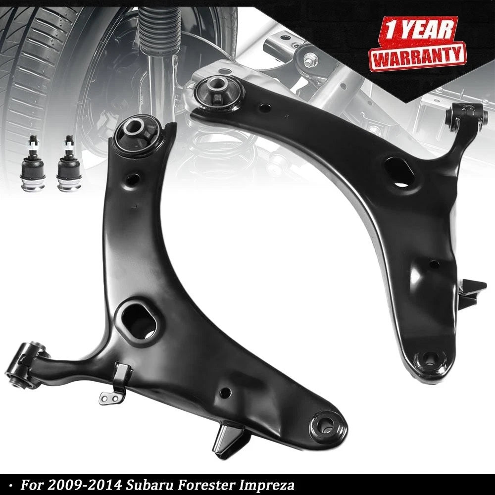 2Pcs Front Lower Control Arms with Ball Joint Kit for Subaru Forester (2009–2013)