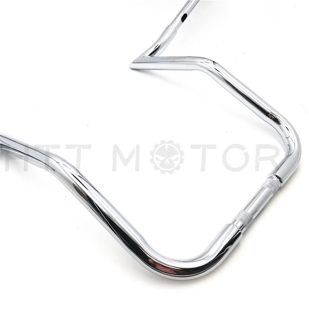 16" Chrome Handlebars for Harley Touring Batwing Fairing (1986–2017)