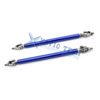 Blue Bumper Lip Splitter Tie Support Bar Strut Rod for Honda Civic (2016-2021)