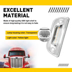 5X LED Cab Roof Marker Lights for Peterbilt 579 (2013–2023) - Clear Lens